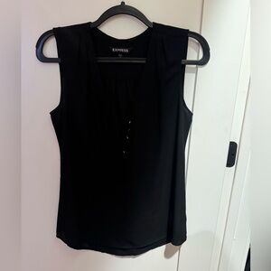 Express Women's Elegant Black Blouse